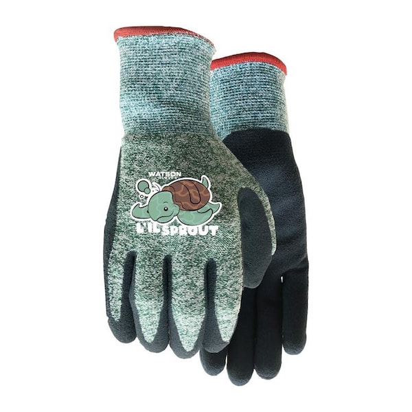 Watson Gloves Homegrown XXS Polyester Knit L'il Sprout Green Gardening Gloves 6170-XXS - main